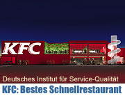 Food Studie 2008: KFC Restaurants wurden zum Besten Schnellrestaurant gewählt